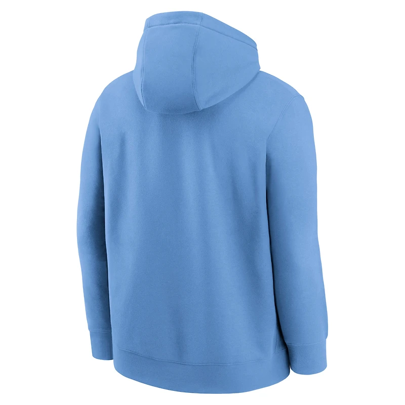 Men's Nike Light Blue Kansas City Royals Dri-Fit Club Hoodie