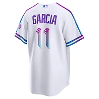 Men's Nike Maikel Garcia White Kansas City Royals 2026 Connect Stadium Jersey