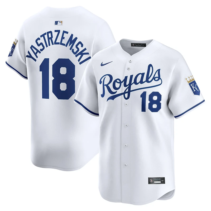 Men's Nike Mike Yastrzemski White Kansas City Royals Home Limited Player Jersey
