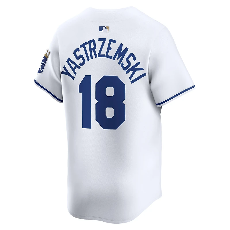 Men's Nike Mike Yastrzemski White Kansas City Royals Home Limited Player Jersey
