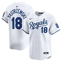 Men's Nike Mike Yastrzemski White Kansas City Royals Home Limited Player Jersey