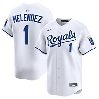 Men's Nike MJ Melendez White Kansas City Royals Home Limited Player Jersey