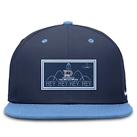 Casquette Nike City Connect Performance ajustée bleu marine/bleu Kansas Royals pour homme