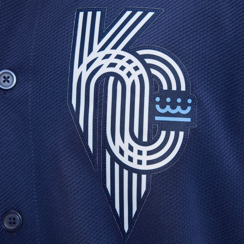 Men's Nike  Navy Kansas City Royals Connect Limited Jersey