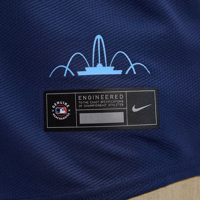 Maillot Nike pour hommes, bleu marine, Kansas City Royals, Connect Limited