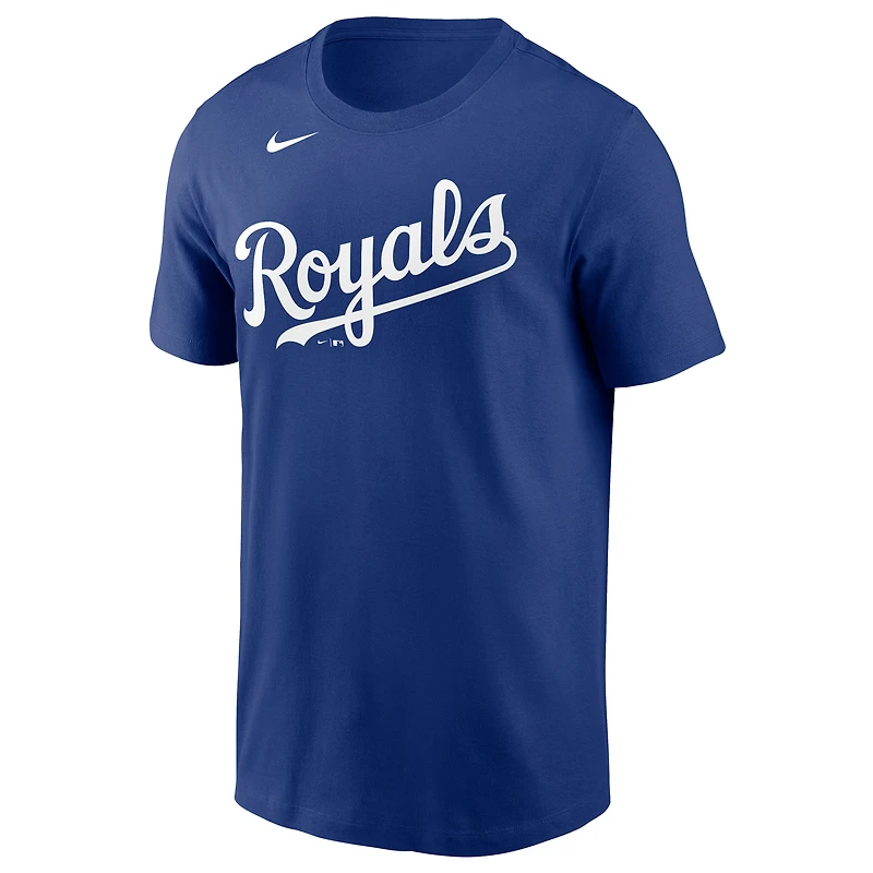 Men's Nike Patrick Mahomes Royal Kansas City Royals Name & Number T-Shirt