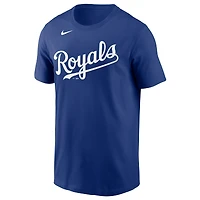 Men's Nike Patrick Mahomes Royal Kansas City Royals Name & Number T-Shirt