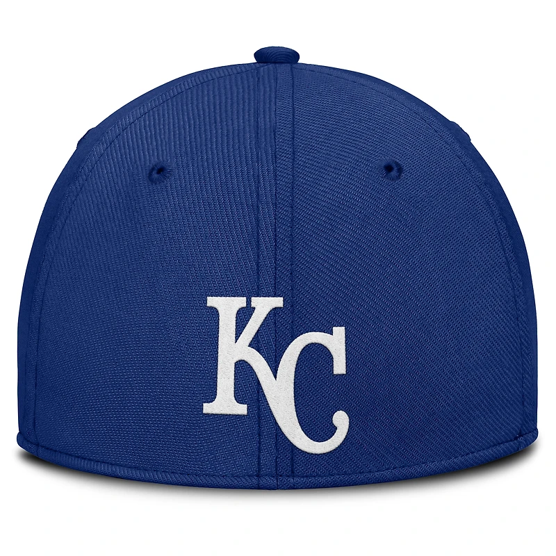 Men's Nike Royal/Light Blue Kansas City Royals Rise Swoosh Performance Flex Hat