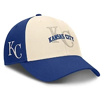 Casquette ajustable Nike Royal/Natural Kansas City Royals Statement Club Performance pour homme