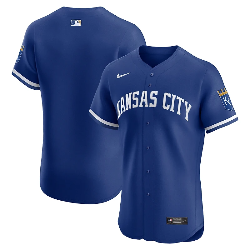 Maillot Nike Royal Kansas City Royals Alternate 2 Elite pour homme