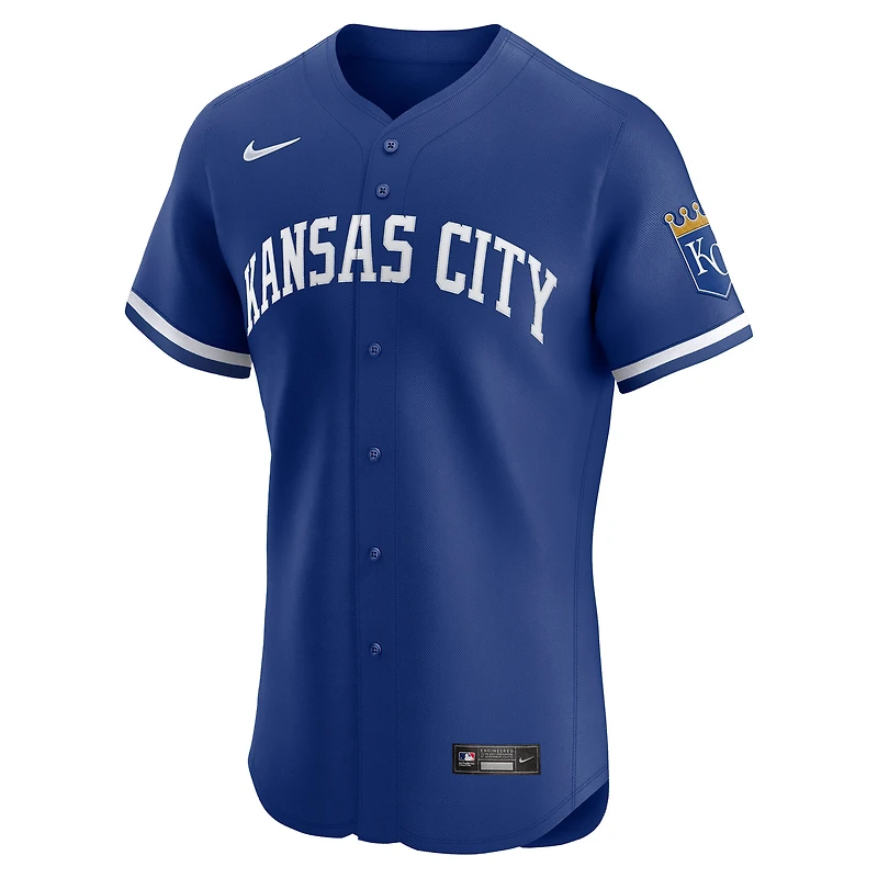 Men's Nike Royal Kansas City Royals Alternate 2 Elite Jersey
