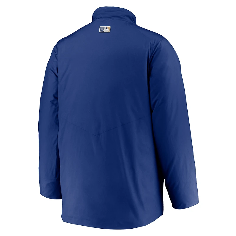 Men's Nike Royal Kansas City Royals Authentic Collection Dugout Full-Zip Raglan Jacket