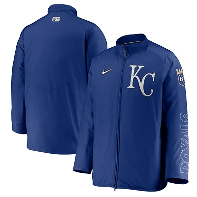 Men's Nike Royal Kansas City Royals Authentic Collection Dugout Full-Zip Raglan Jacket