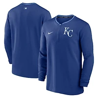 Men's Nike Royal Kansas City Royals Authentic Collection Performance Half-Zip Top