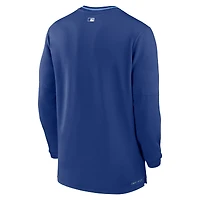 Haut Nike Royal Kansas City Royals Authentic Collection Performance à demi-zip pour homme