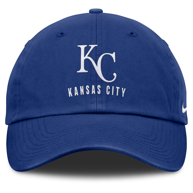 Casquette ajustable Nike Royal Kansas City Royals Club pour homme