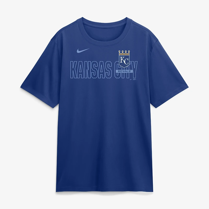 T-shirt Nike Royal Kansas City Royals Knockout Team Legend Dri-FIT pour homme
