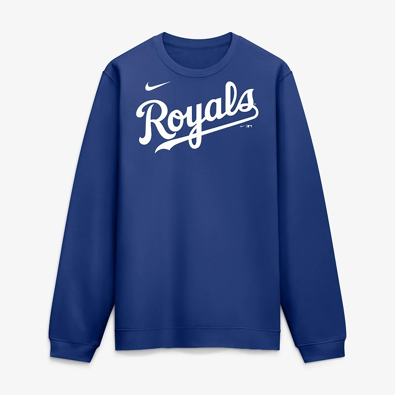 Sweat-shirt Nike Royal Kansas City Royals Primetime pour homme