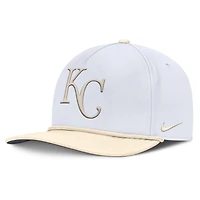 Casquette Nike Pro Performance Snapback pour homme, blanc/crème, Kansas City Royals