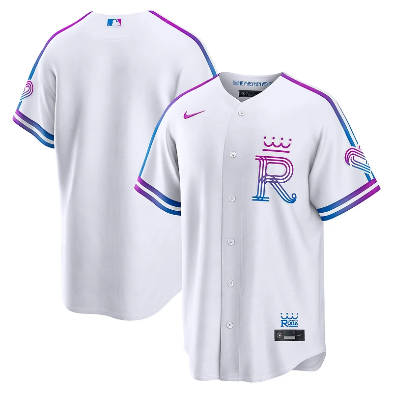 Maillot Nike blanc pour homme des Kansas City Royals 2026 Connect Stadium