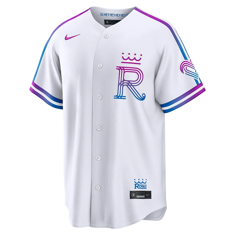 Men's Nike  White Kansas City Royals 2026 Connect Stadium Jersey