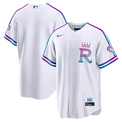 Maillot Nike blanc pour homme des Kansas City Royals 2026 Connect Stadium