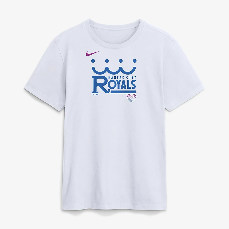 Men's Nike White Kansas City Royals 2026 Connect Wordmark T-Shirt