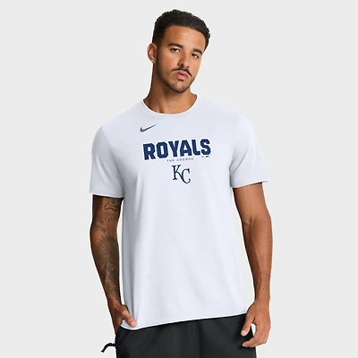 Men's Nike White Kansas City Royals Bold Team Name T-Shirt