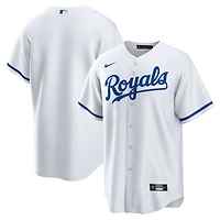 Men's Nike White Kansas City Royals Home Blank Replica Jersey