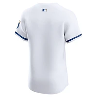 Maillot Nike blanc domicile élite des Kansas City Royals pour homme