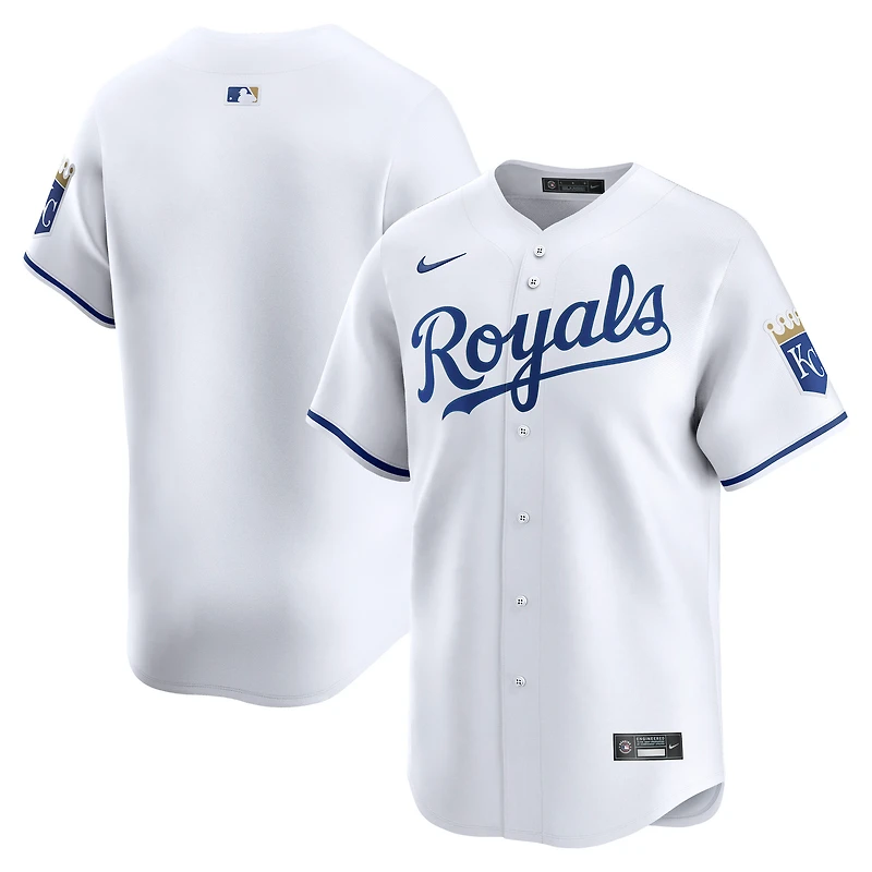 Men's Nike White Kansas City Royals Home Limited Jersey