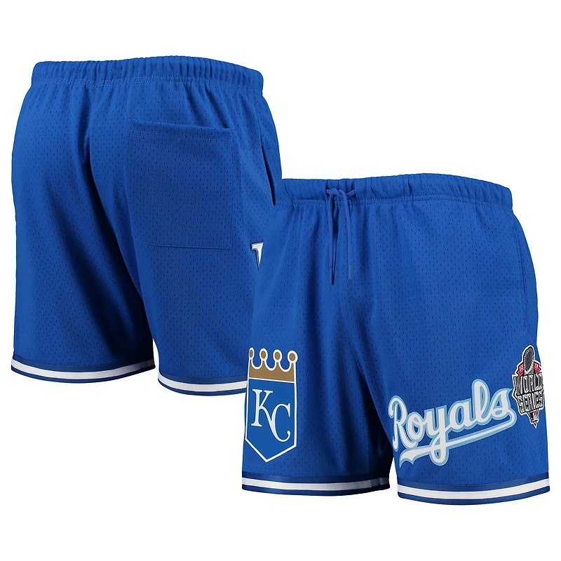 Men's Pro Standard Royal Kansas City Royals 2015 World Series Mesh Shorts