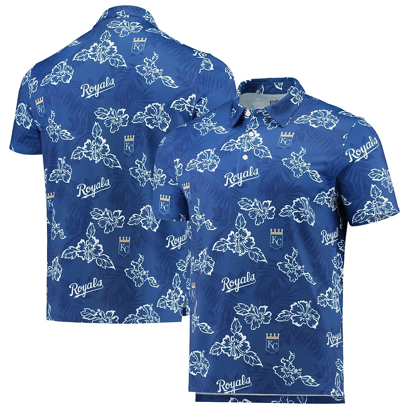Polo Performance Reyn Spooner pour homme, bleu marine, Kansas City Royals