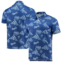 Polo Performance Reyn Spooner pour homme, bleu marine, Kansas City Royals
