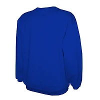 Sweat-shirt ras du cou léger Stitches Royal pour homme des Royals de Kansas City