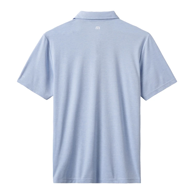 Polo bleu clair TravisMathew Tri-Blend Playoff Pitch des Royals de Kansas City pour homme