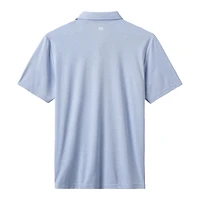 Polo bleu clair TravisMathew Tri-Blend Playoff Pitch des Royals de Kansas City pour homme