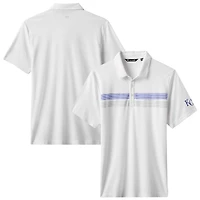 Polo blanc TravisMathew pour homme, Top Recruit des Royals de Kansas City