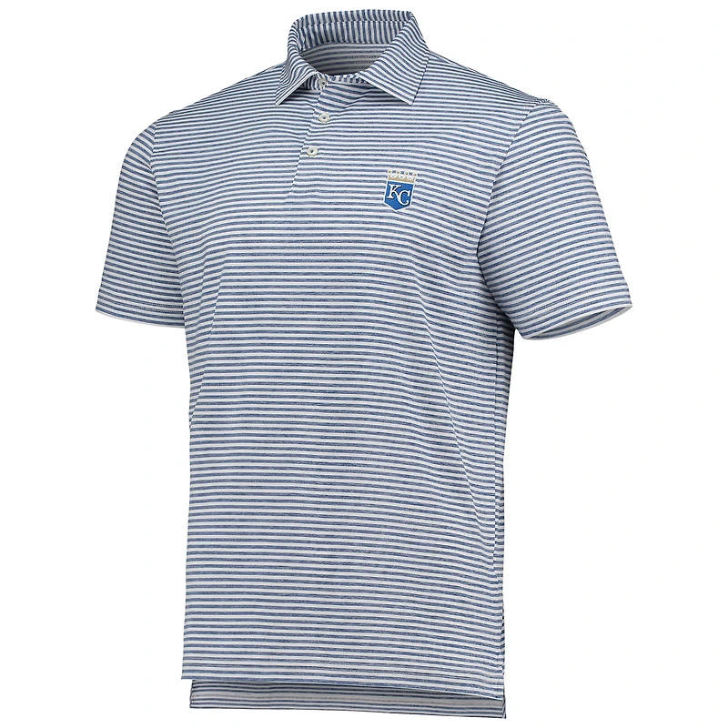 Polo Vineyard Vines Royal Kansas City Royals Heathered Winstead Sankaty pour homme