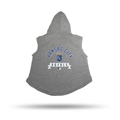 Sweat à capuche gris pour animaux de compagnie des Royals Kansas City