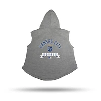 Sweat à capuche gris pour animaux de compagnie des Royals Kansas City