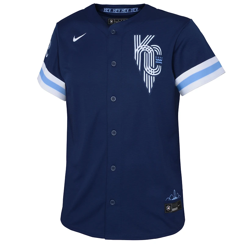 Toddler Nike Navy Kansas City Royals Connect Replica Jersey