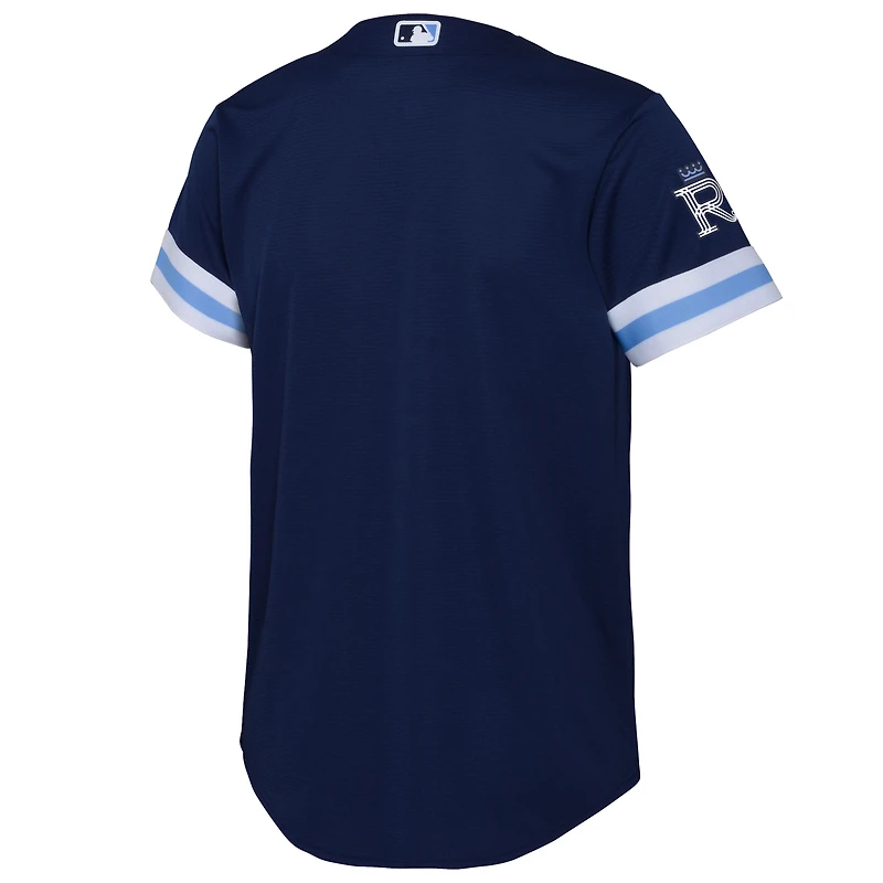 Toddler Nike Navy Kansas City Royals Connect Replica Jersey