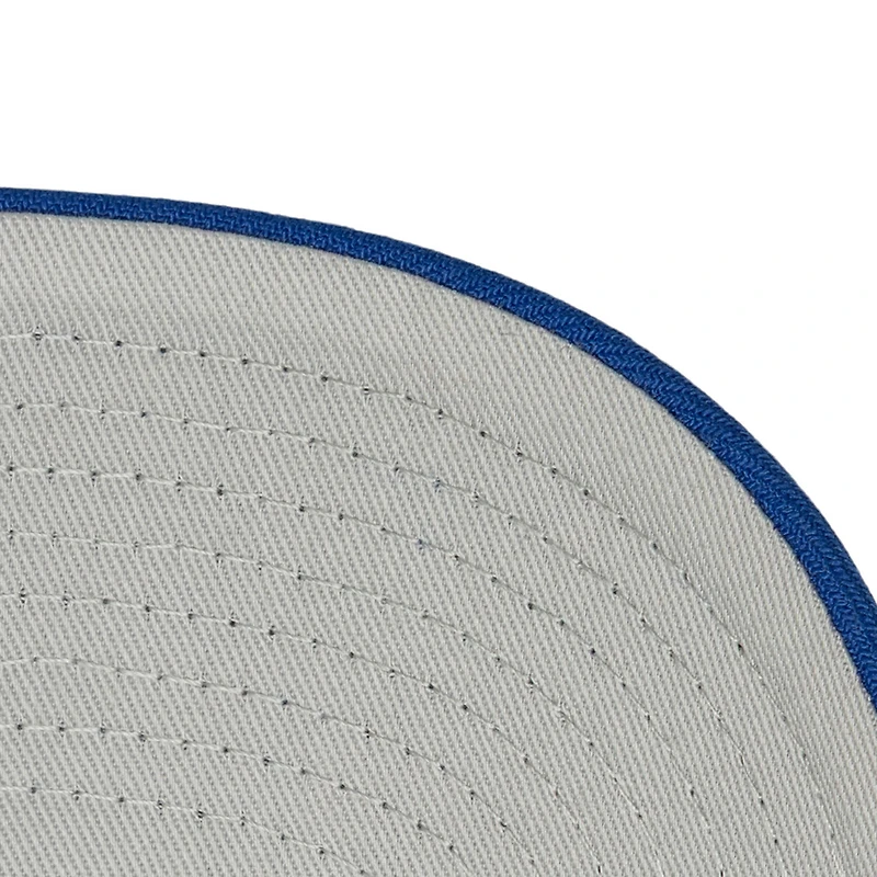 Casquette unisexe Mitchell & Ness blanche/bleu roi Kansas City Royals, taille XL, modèle Pro Crown ajustable