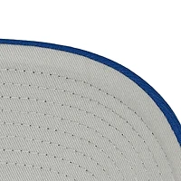 Casquette unisexe Mitchell & Ness blanche/bleu roi Kansas City Royals, taille XL, modèle Pro Crown ajustable