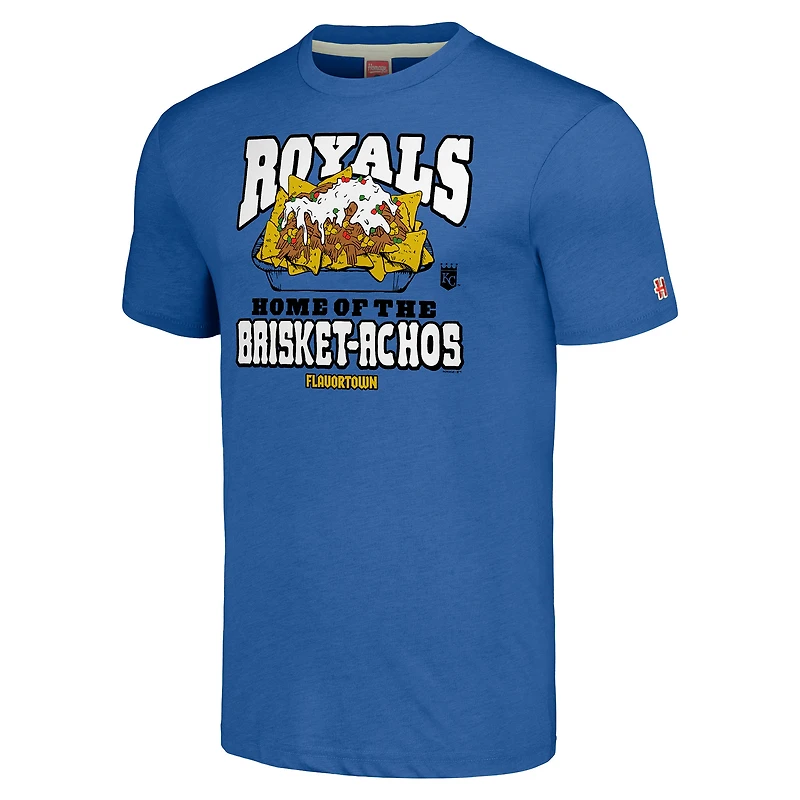 Unisex MLB x Guy Fieri’s Flavortown  Royal Kansas City Royals Tri-Blend T-Shirt
