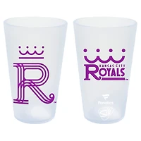 Verre à bière en silicone WinCraft Kansas City Royals 2026 City Connect de 473 ml (16 oz).