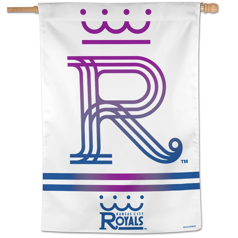 WinCraft Kansas City Royals 2026 City Connect Single-Sided 28" x 40" Vertical Banner