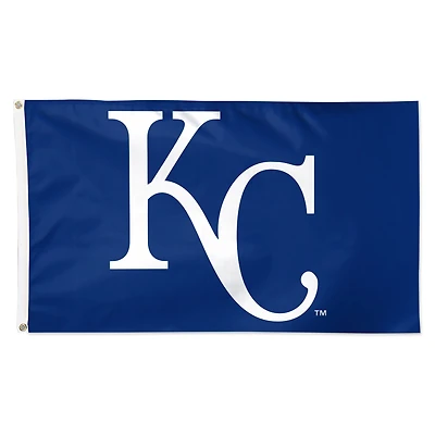 WinCraft Kansas City Royals 3' x 5' Logo principal simple face - Drapeau