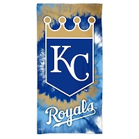 WinCraft Kansas City Royals 60'' x 30'' Tie-Dye Spectra Beach Towel